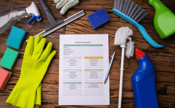 A Weekly Cleaning Schedule That’s Quick and Easy