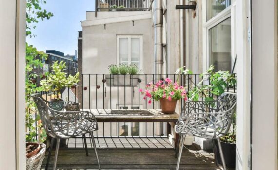 how to clean balcony