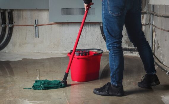 Basement Floor Cleaning