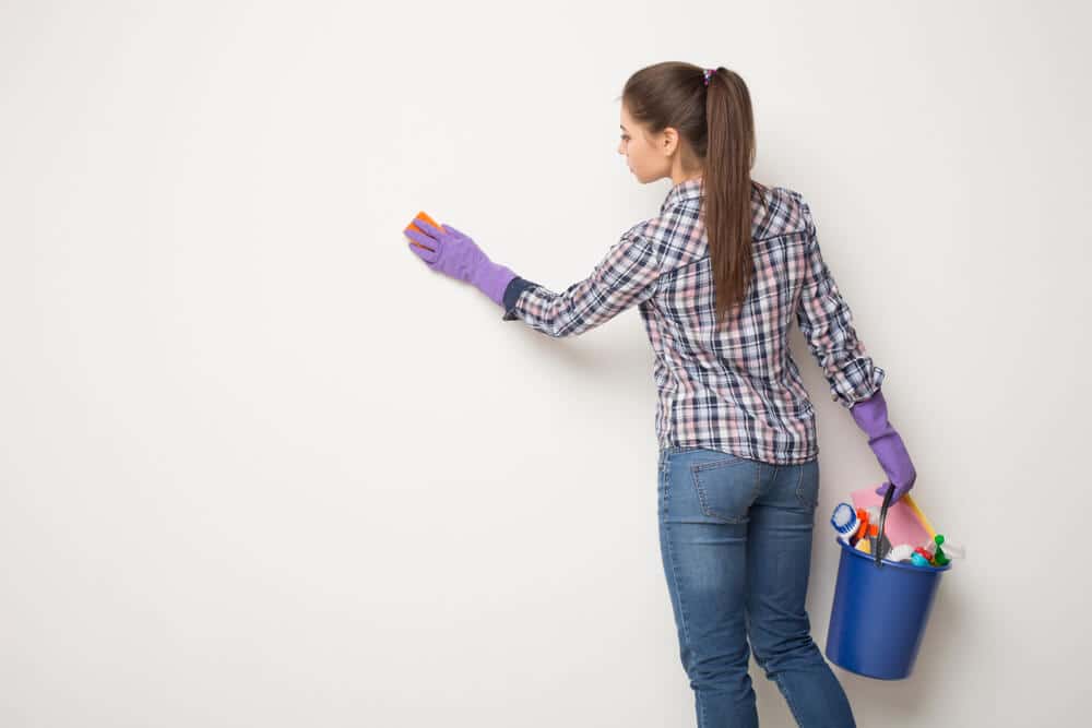 how to clean walls